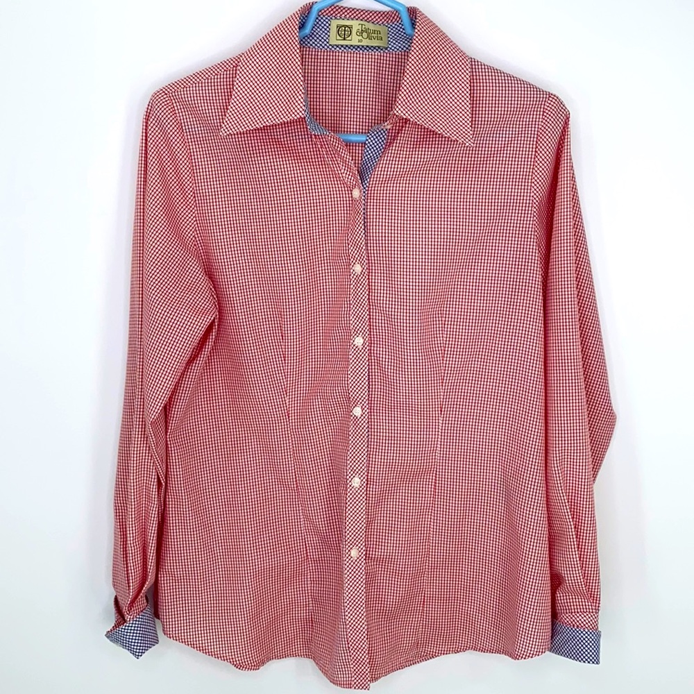 Tatum & Olivia Button Front Shirt Women’s Size 10